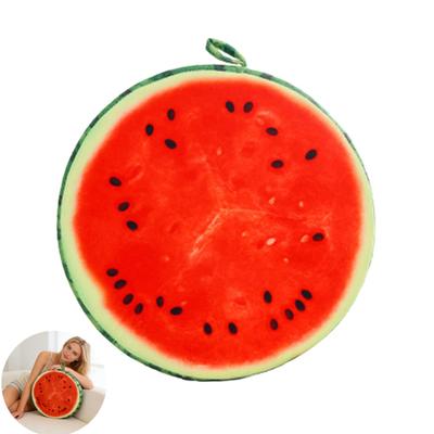 Cuscino Decorativo a Forma di Fetta di Frutta Rotondo Anguria Kiwi Arancia Cuscino Stampa 3D Frutta Divertente Cuscino Seduta per Divano Sedia Pavimento Divano
