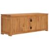 VidaXL Meuble TV 110x30x40 cm Bois de teck massif