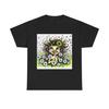 Unisex Adult T Shirt Dandelion Girl Whimsical Pen Ink