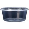 SEE KEAN Round Transparent Disposable Meal Boxes
