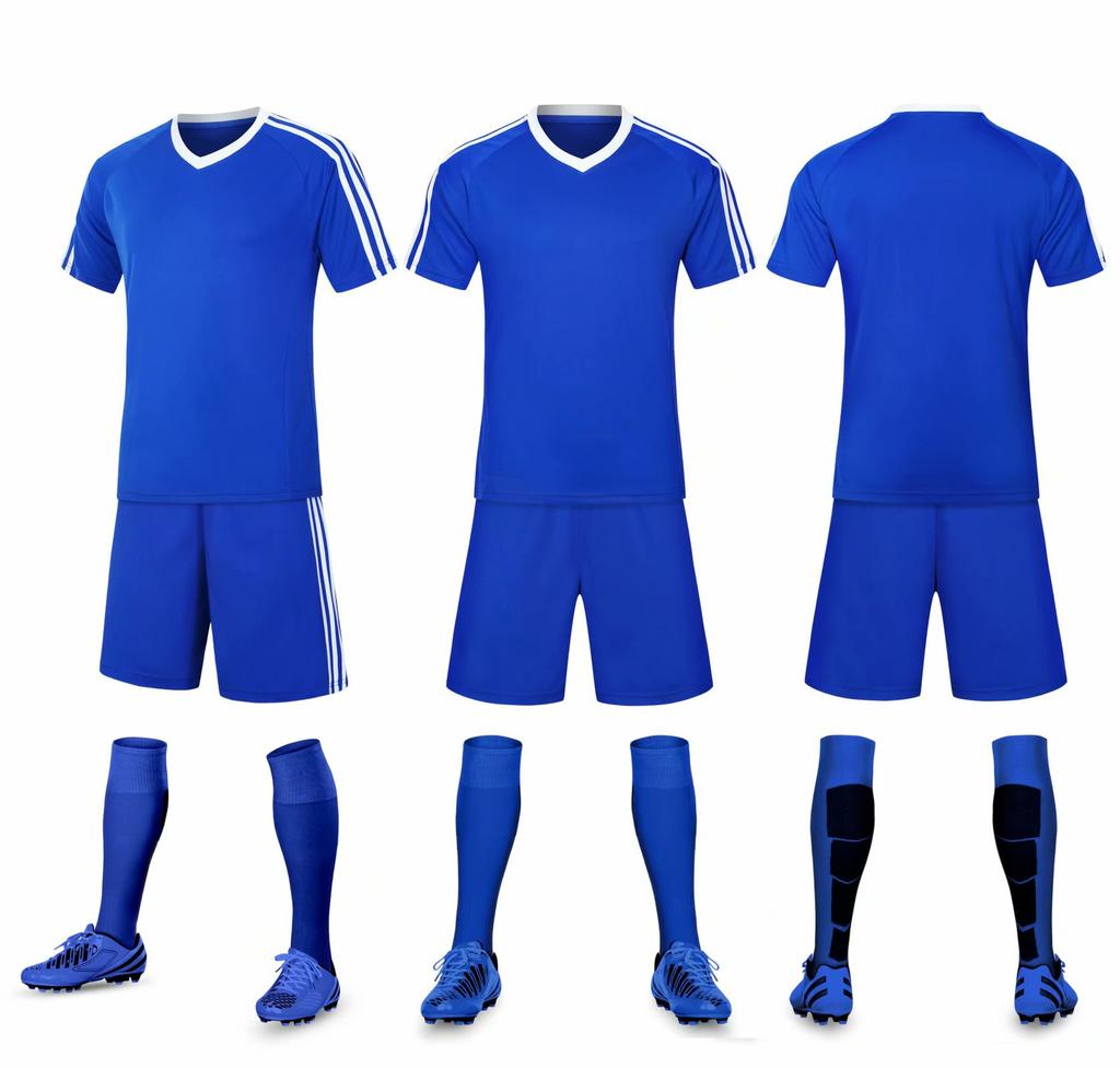 Soccer Uniform Sports Suit, Quick Dry, Breathable, Kids Soccer Game Training Team Uniform, Jersey