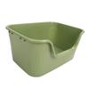 Cat litter box Extra Large Space High Sides Anti Splashing Easy to Clean Cat Litter Box 55x39x27cm for Large Cats Pet Supplies