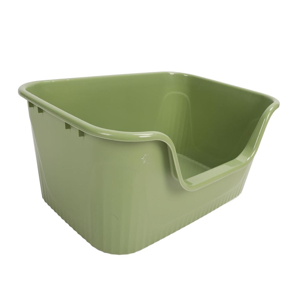 Cat litter box Extra Large Space High Sides Anti Splashing Easy to Clean Cat Litter Box 55x39x27cm for Large Cats Pet Supplies