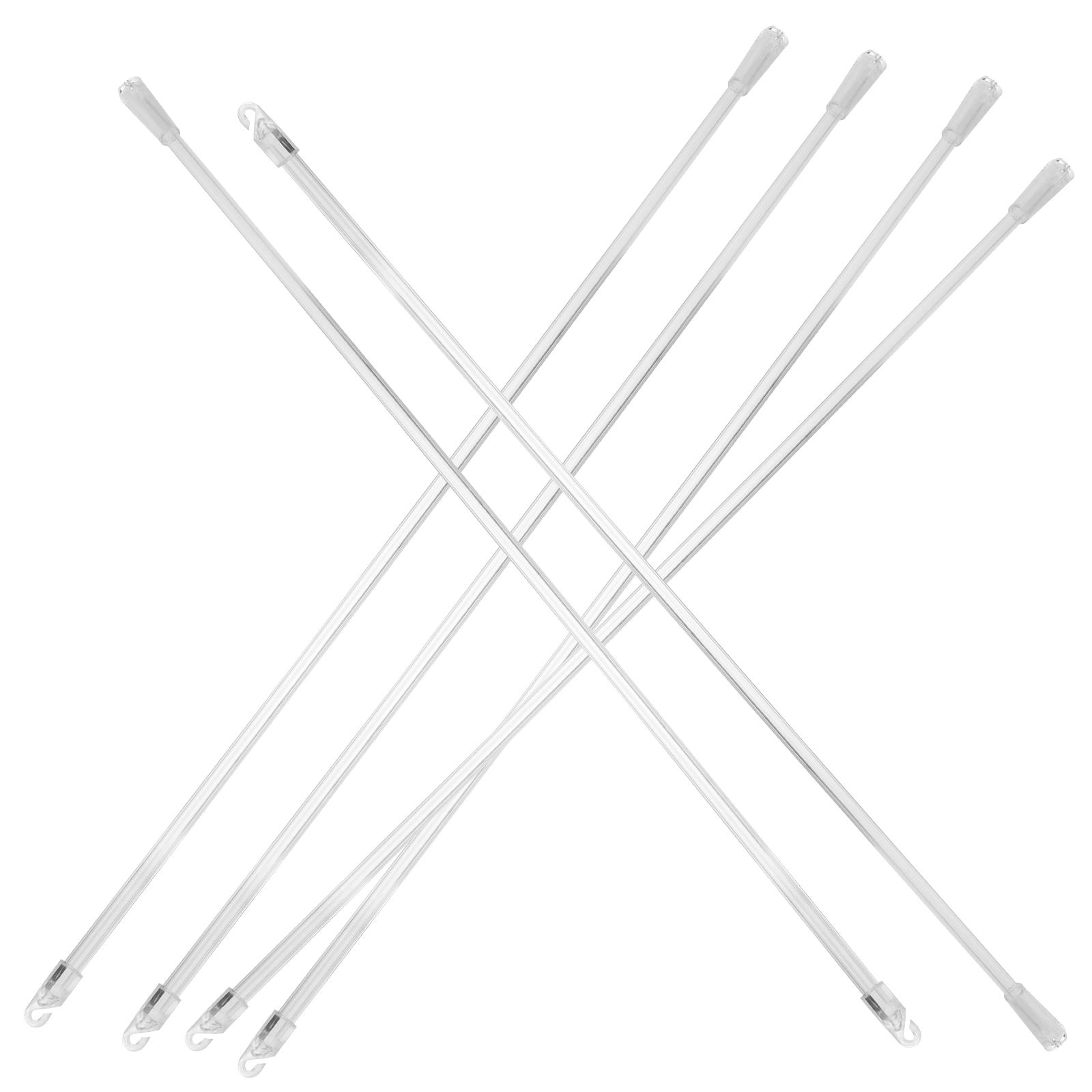

6Pcs Vertical Blind Pull Rod Curtain Wand Replacement Accessory for Window Blinds Smooth Operation Heavy Duty Long Rod with белый
