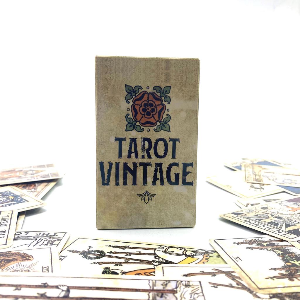Tarot Vintage Prophecy Divination Deck Family Party Board Game Beginners Cards Fortune Telling Game Oracle Card