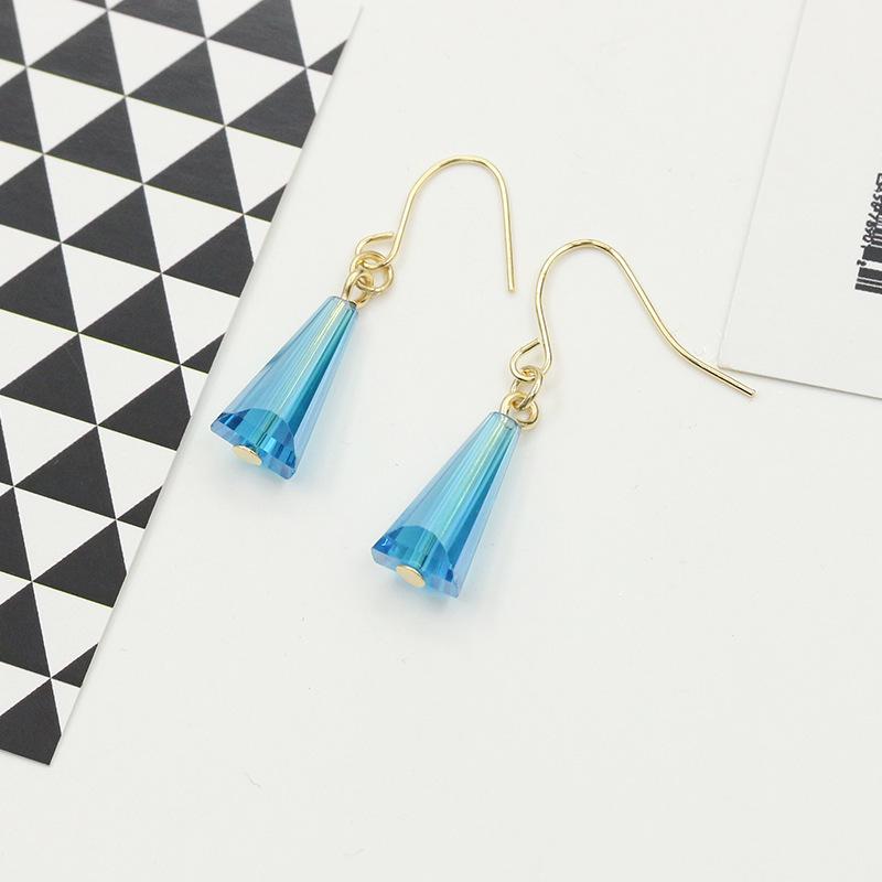 Retro Kreatywne Geometryczne Kolczyki Sztyfty z Diamentami i Perłami dla Kobiet