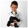 Panda Bear Plush Animal Toy for Soft White and KRAMIG Gift 12-inch Kids, Toy, Black,
