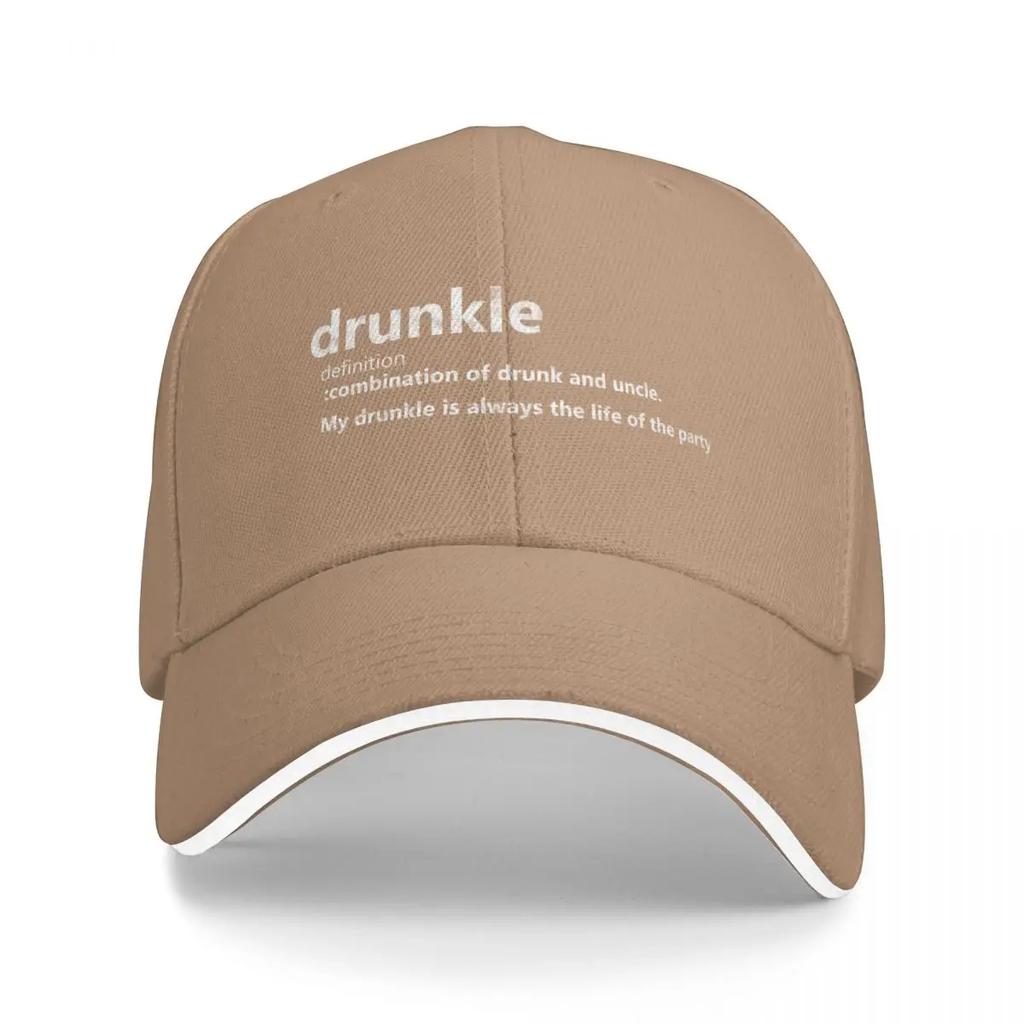 Drunkle Drunk Uncle Definition Drinking Dysfunctional Family Fun Baseball Cap Unique Hats Snapback Cap Men Luxury Brand Women's
