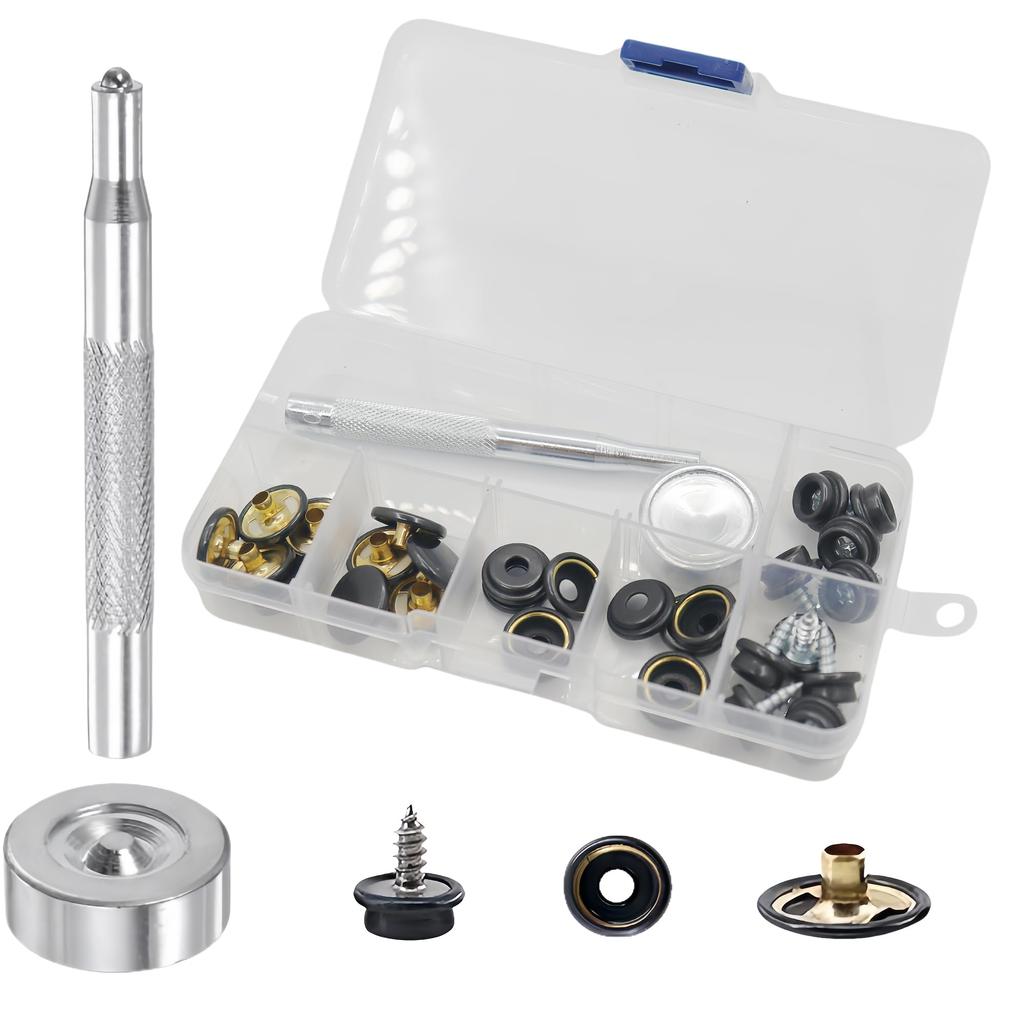 KICARYAJP 10 Pairs Snap Screws Set for Car Fixing Snap Set for Floor Mats,