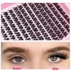 DIY Cluster Wimpern | 12 Reihen Einzelwimpern | Dick & Geschwungen | Europäischer & Amerikanischer Stil | 8-16mm