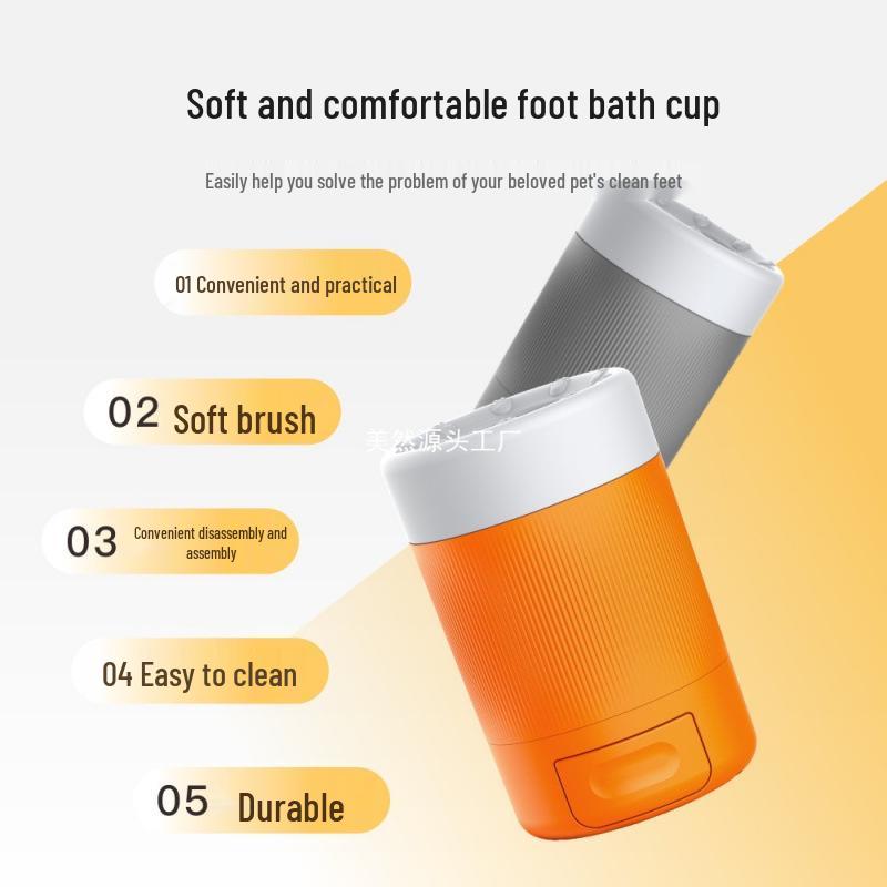 Smart Automatic Pet Paw Washing Cup for Dogs - Outdoor Cleaning and Beauty Tool
