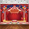 Circus Party Background Cloth Theme Party Decoration Background Circus Party Background