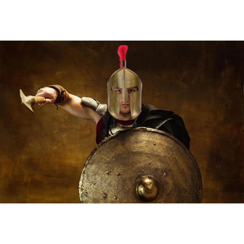 Medieval Armour King Leonidas Greek Spartan Roman Helmet | Spartan Legions Helmet 300 Movie Authentic Replica Helmet
