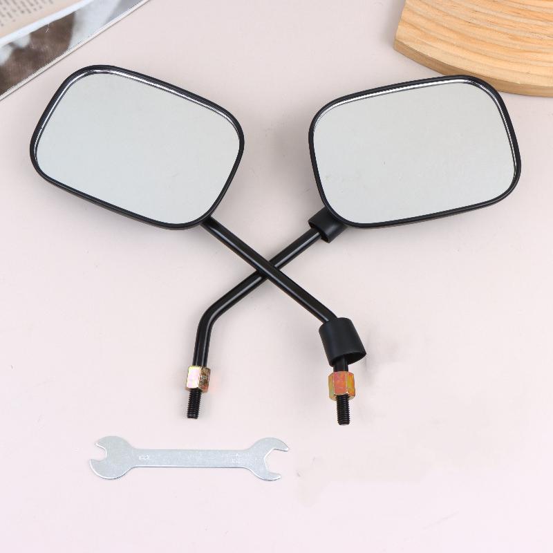 Motorbike Rear Mirrors with Streamlined Design for Reduced Wind Resistance