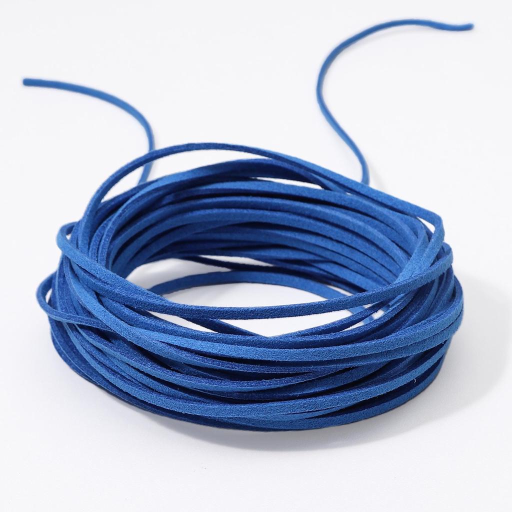 Korean suede rope for DIY jewelry making, 3mm braided wire for bracelets and necklaces. Add a touch of handmade to your accessories!