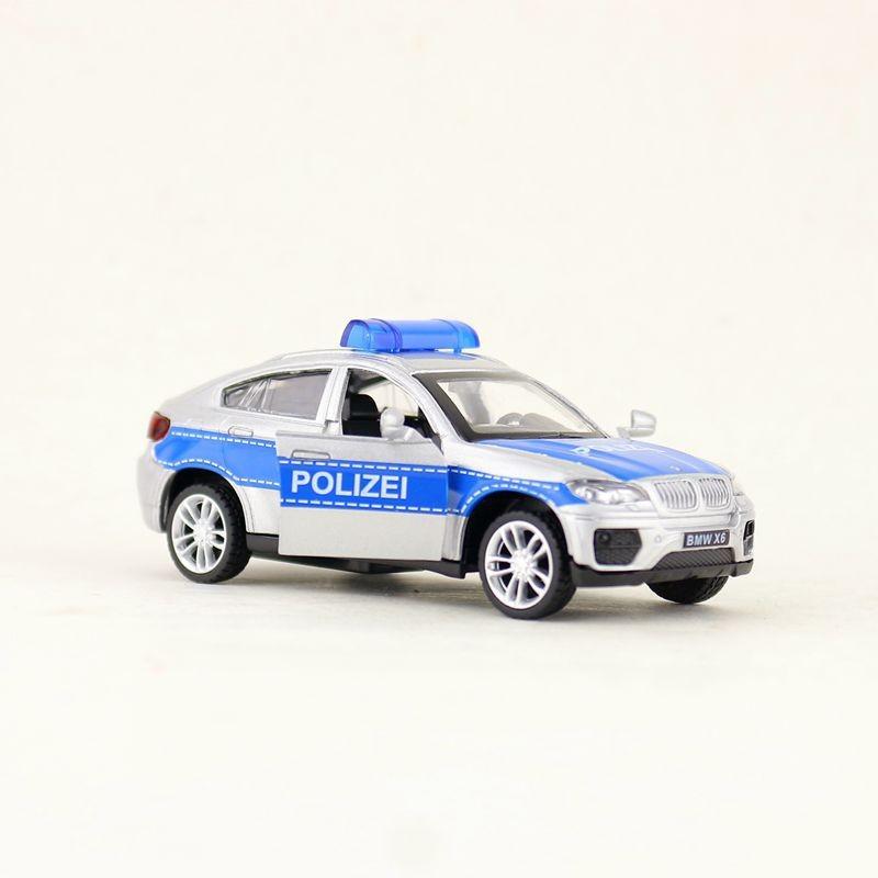 Police Simulation Alloy Car Model Children Toy For Collection Play And