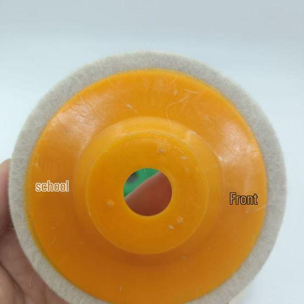 Lengleng 4-Inch Wool Polishing Wheel for Stainless Steel, Mirror, Stone, and Glass