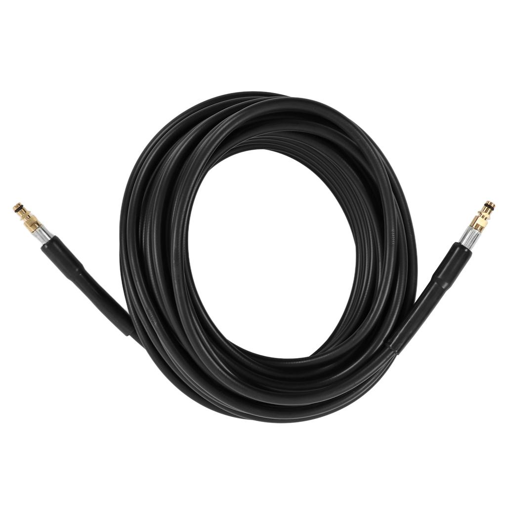 Hochdruckwasserschlauch 5800psi 16,3yd Lang Flexibler Gummi Weit Verbreiteter Gartenschlauch für Auto Boden Außenanschluss in