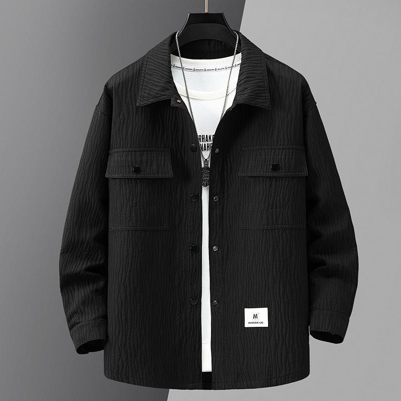 

Autumn Plus Size Men s Casual Jacket - Trendy and Comfortable XXL 400 Jin 2312 4XL чорний