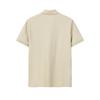 FILA Heritage Minimalist Casual Solid Color Cooling Polo Shirt Men tops Autumn-Brown F11M628101FLK