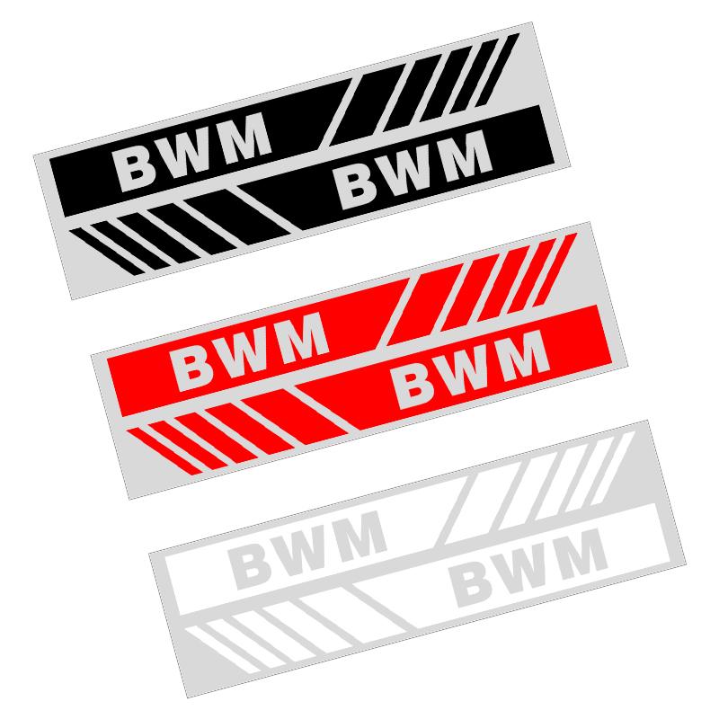 2PCS Car Rearview Mirror Decoration Sticker Emblems Styling For Bmw 3 2 5 Series E90 F10 E60 X3 F25 E46 X5 G05 F30 X5 E53 E91 M5