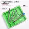 Nail Bits for Nail Drills Complete Manicure Accessories Set Safe Cutter Bit DIY Nail Preparation System