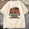 Oh Look Nobody Gives A Shit Sarcasm T-shirt Summer Men's Tracksuit Round Neck Short Sleeve Sportswear Casual Fun Tops Polyester Tee