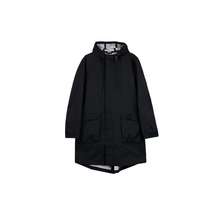 Men s Nike Solid Color Athleisure Casual Sports Mid-Length Hooded Windbreaker AV8271-010 M
