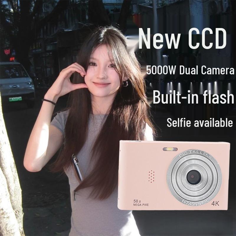 Student Digital Camera D02: Campus HD Camcorder, Entry-Level Portable Travel Card Camera