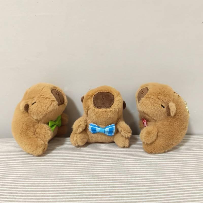 Capybara Plush Toy Keychain Cute And Comfortable Backpack Ornaments Hanging