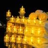 24pcs/box Delicate Design LED Mini Candle Light Romantic Atmosphere Light  Daily Decoration