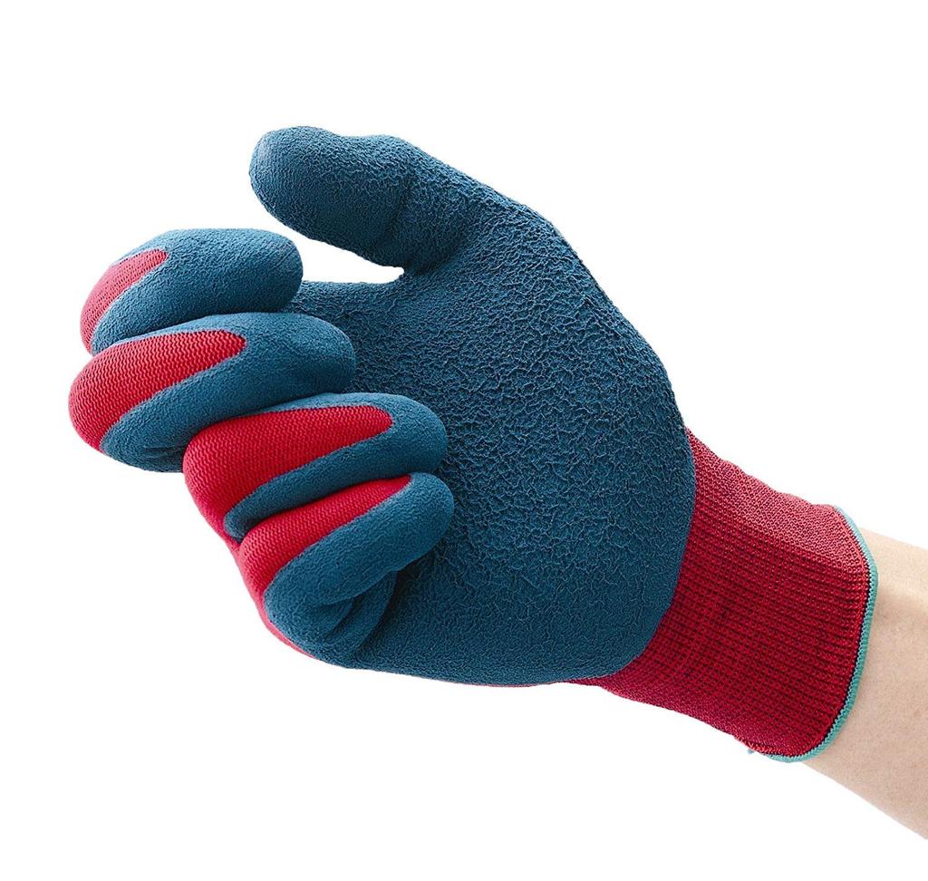 Dunlop Home Products DigiHand Powerful Fit Work Size 10 Approximately Long Gloves, L, Red, Pairs, 26.5cm