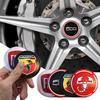 4Pcs Car Wheel Stickers 56mm Auto Center Hub Cap Decal For FIAT Abarth 500 Tipo FR Panda Argo Freemont Viaggio Bravo Punto Doblo
