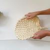 Home Decor Handmade Fan Large Woven Fans High Quality Braided Cattail Hand Fan