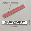 3D Metal Sport Logo Rear Trunk Emblem Badge Car Fender Sticker Decals For Toyota Honda Nissan VW Audi Sport Accessories