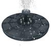Solar Fountain Pump 3W Solar Powered Outdoor Bird Bath Fountain 7 Spray Patterns Water Pump with