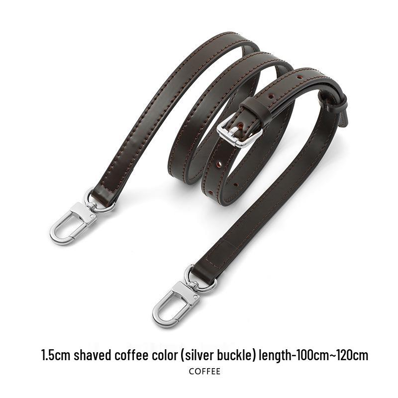 Ma Huang Shi A-54 Coffee Color Adjustable Cowhide Shoulder Strap Women's Crossbody Bag
