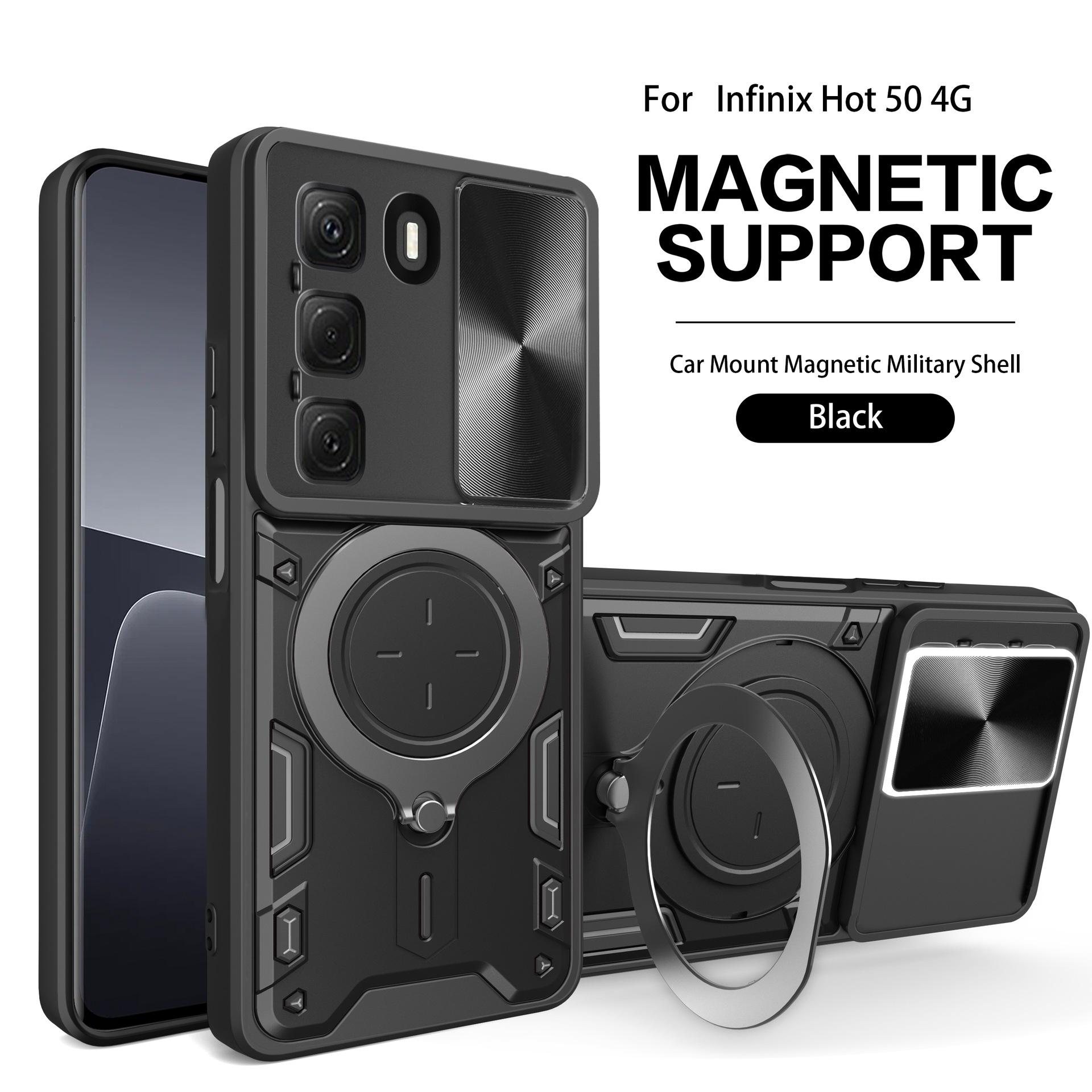 

Suitable for Transsion Infinix GT30Pro Home still push window mobile phone case Tecno Camon40 anti-drop protective case infinix gt30 pro 5g overseas (large hole) чёрный