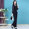 New Spring 2026 Fashion: Women's Stylish Two-Piece Suit - Elegant, Age-Defying Goddess Style Pants Set for the Professional Woman.