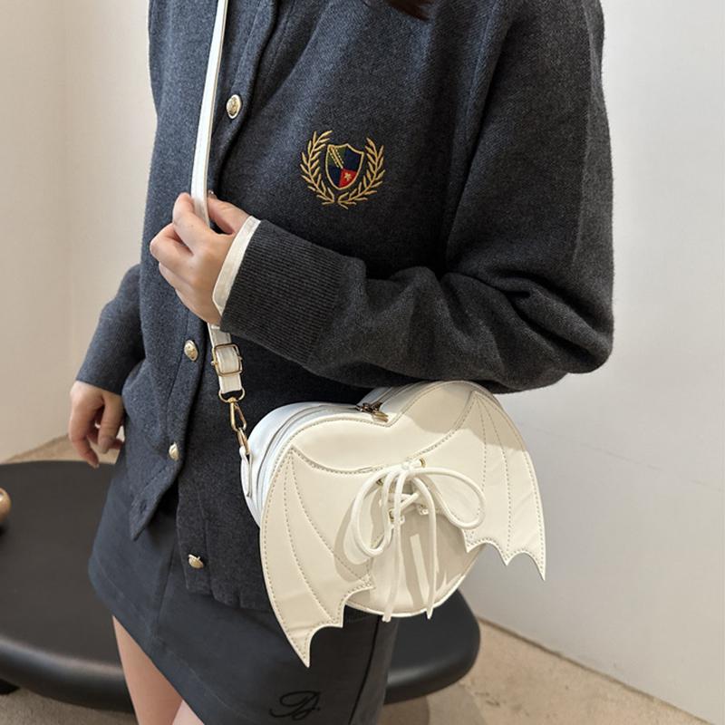 New Trendy and Personalized Wing Shoulder Bag Versatile Fashion Design Women's Crossbody Bag Box Handbag and Purse AVE