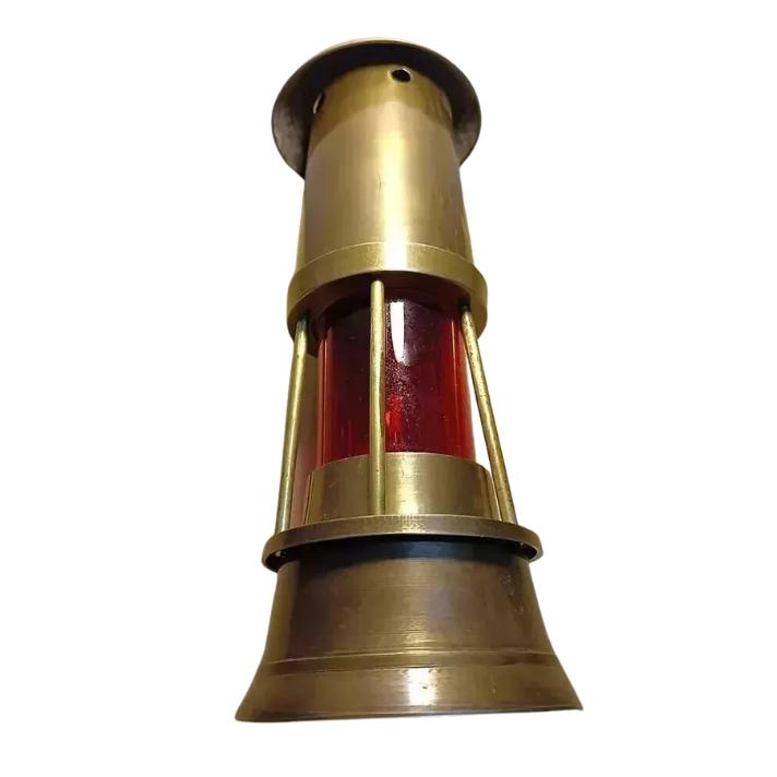 Brass Minor Oil Lamp Antique Nautical Ship Lantern Maritime Boat Light Lamp