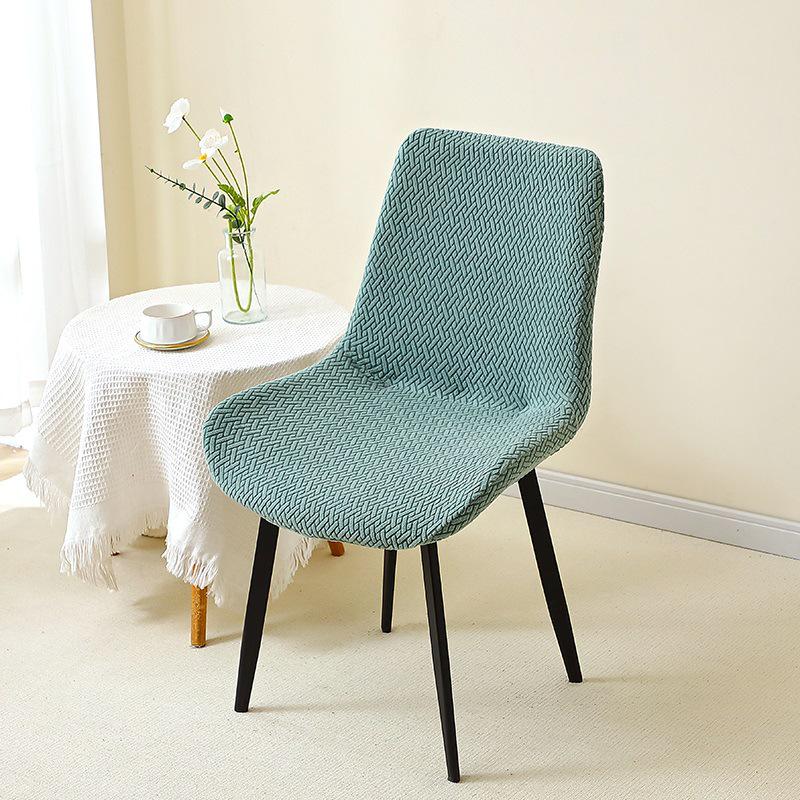 Universelle Dehnbare Esszimmerstuhlhusse - Allzweck-Wrap in unregelmäßiger Bogenform