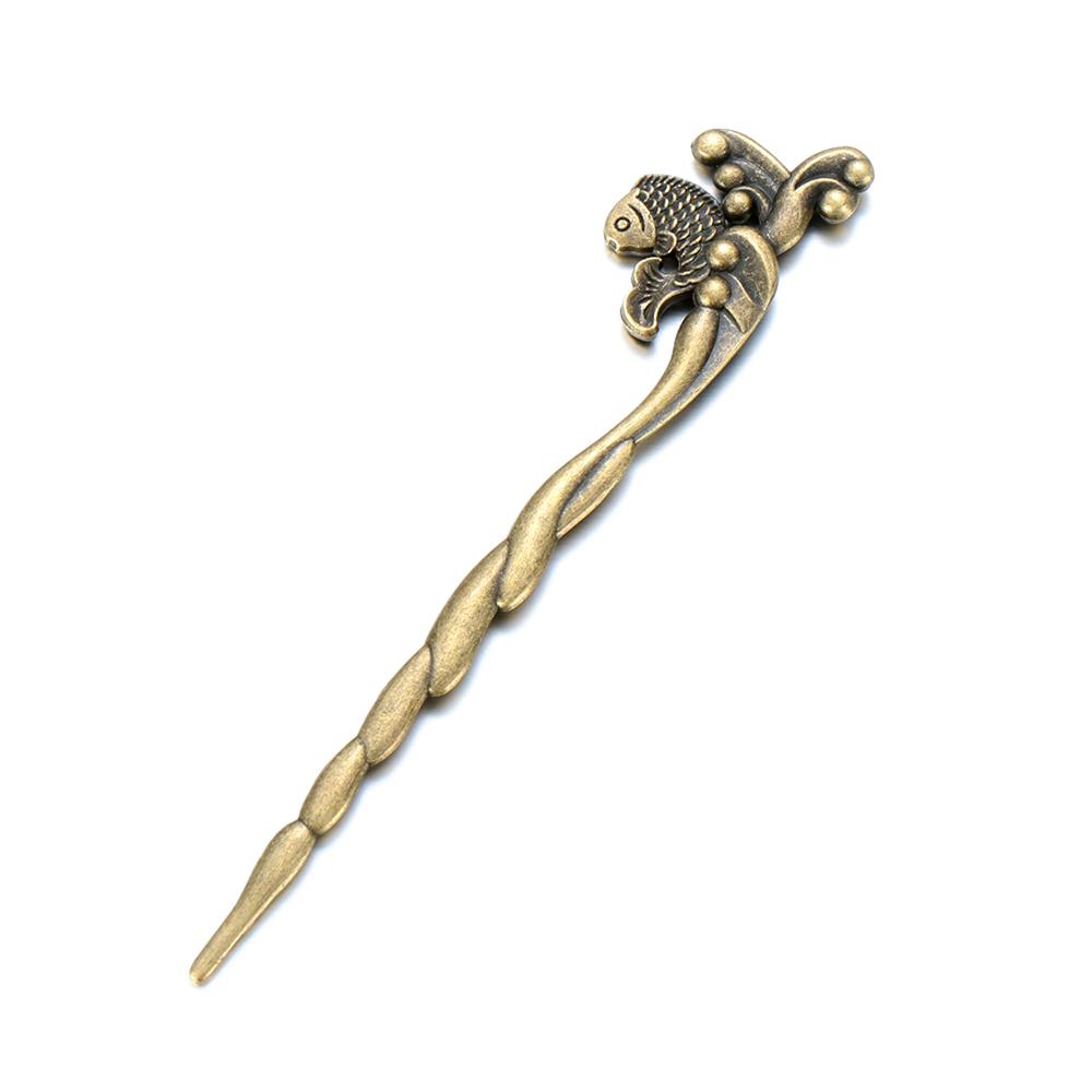 Gebogene Mode Haaraccessoires Styling Werkzeuge Vintage Metallisch Bronze Haarnadeln Vintage Haarstäbe Haarspange Haarnadel