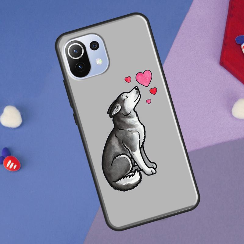 Siberian Husky Dog Cover For Xiaomi 14 Ultra 13 11T 12T 13T 14T Pro POCO X7 X6 Pro X3 X5 F3 F5 M6 F6 Pro Case