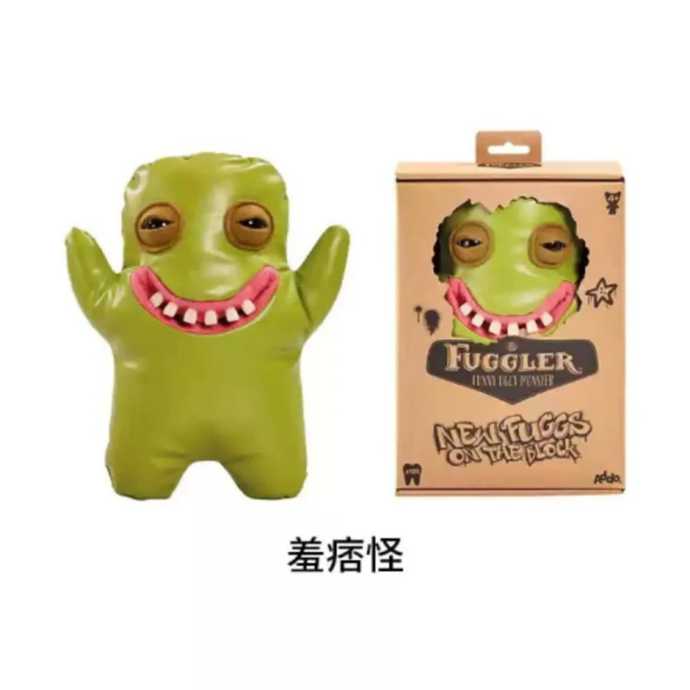 Fuggler Big Teeth Plush Toy Funny Ugly Monster Fugguler Series Rabbit Screech Wide Eyed Weirdo Plush Peluche Birthday Gifts 9"