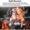 1 Piece Chicken Grill Stainless Steel Nonstick Thickened Metal Chicken Grill BBQ Accessories BBQ Cooker and Grill for Outdoor Parties
