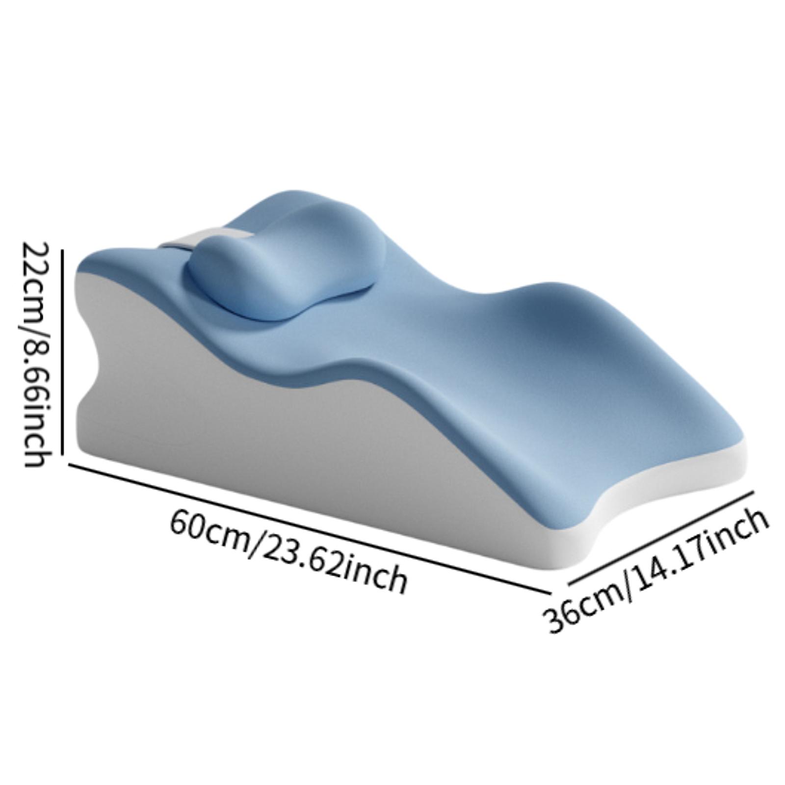 Lie On The Bed Sleeping Pillow Multifunctional Leg Pillow Support Cushion Lie Sleeping Lie Pillow Relaxing Pad Cushion синий