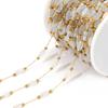 1 Meter Edelstahl Gold Perlen Kristall Rhombus Ketten für DIY Schmuck Halsketten Armbänder Zubehör Ohrringe Herstellung Zubehör