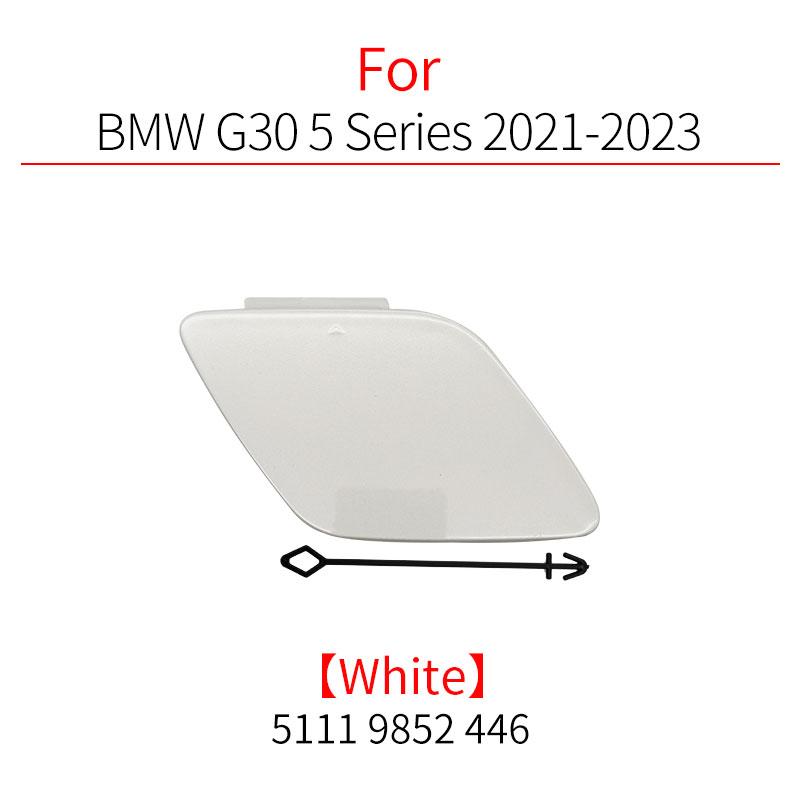 For BMW G30 LCI M Car Front Bumper Tow Hook Cover Cap Black For BMW 5 Series M Sport - 520 530 535 540i M 51119852446