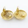 Chanel COCO Mark Earring Plated Gold 30g Women Used